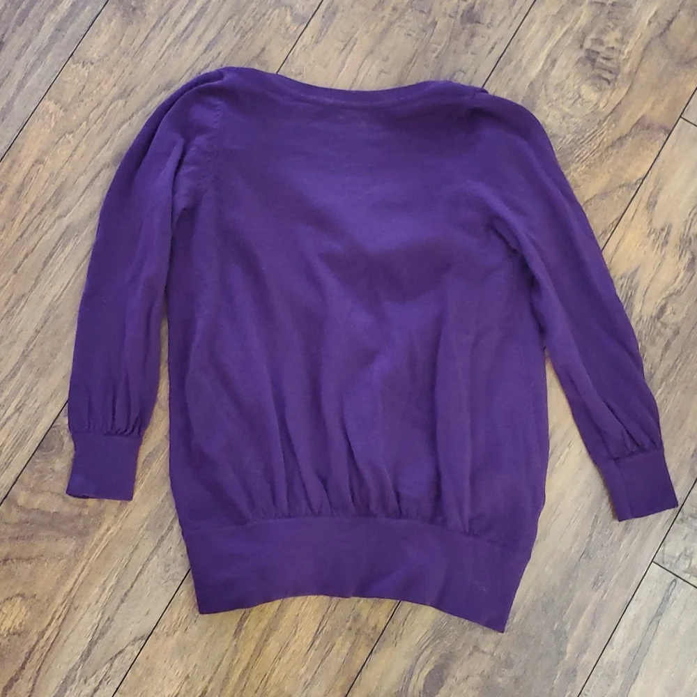 Victoria’s Secret Moda Purple Low Back Sweater XS